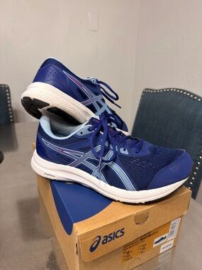 Asics Dive Blue/Soft Sky GEL-Contend 8 Women's Running Shoes 8.5 Wide